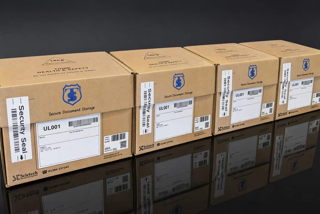 business document storage boxes